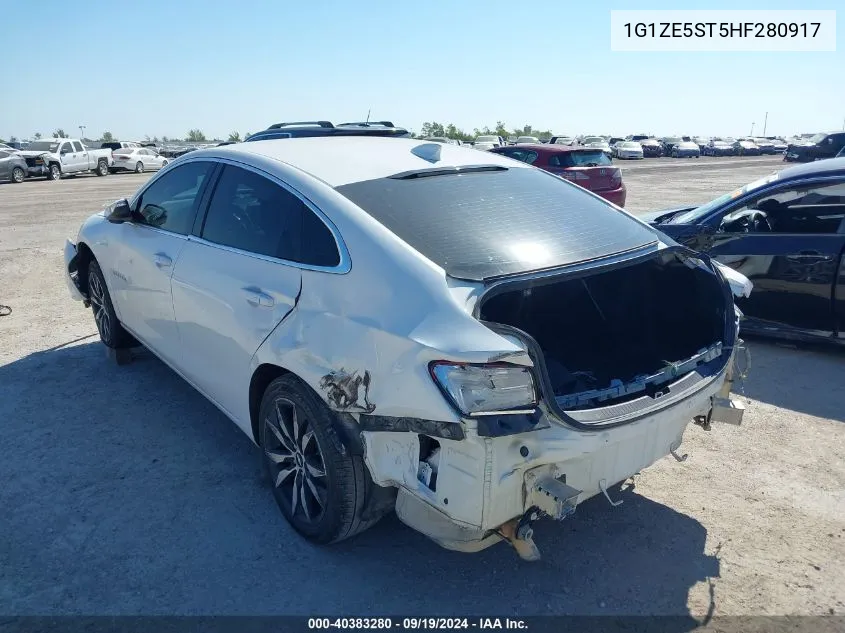 2017 Chevrolet Malibu 1Lt VIN: 1G1ZE5ST5HF280917 Lot: 40383280