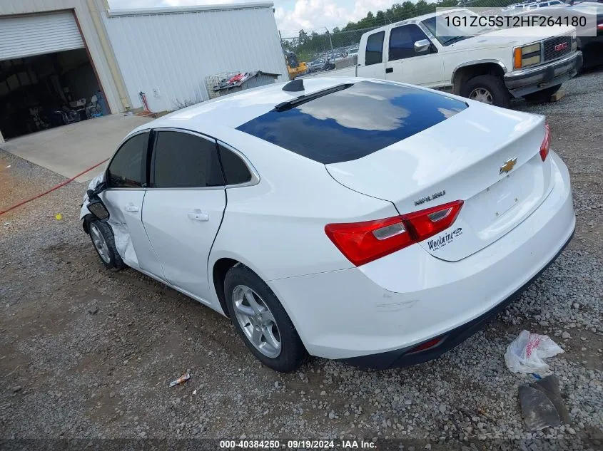 2017 Chevrolet Malibu 1Fl VIN: 1G1ZC5ST2HF264180 Lot: 40384250