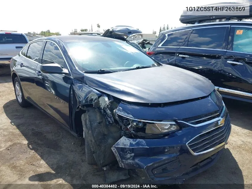 2017 Chevrolet Malibu 1Fl VIN: 1G1ZC5ST4HF263869 Lot: 40384482