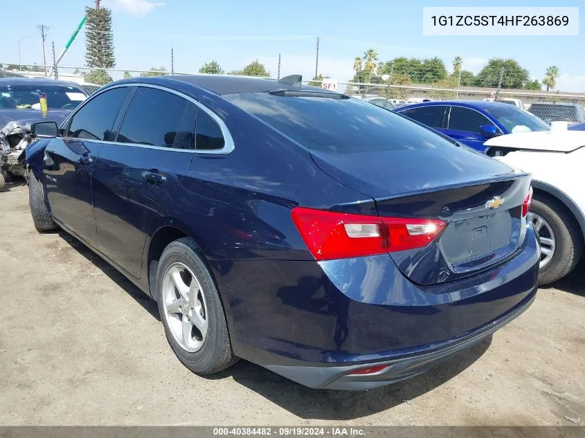 2017 Chevrolet Malibu 1Fl VIN: 1G1ZC5ST4HF263869 Lot: 40384482