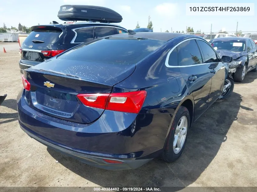 2017 Chevrolet Malibu 1Fl VIN: 1G1ZC5ST4HF263869 Lot: 40384482