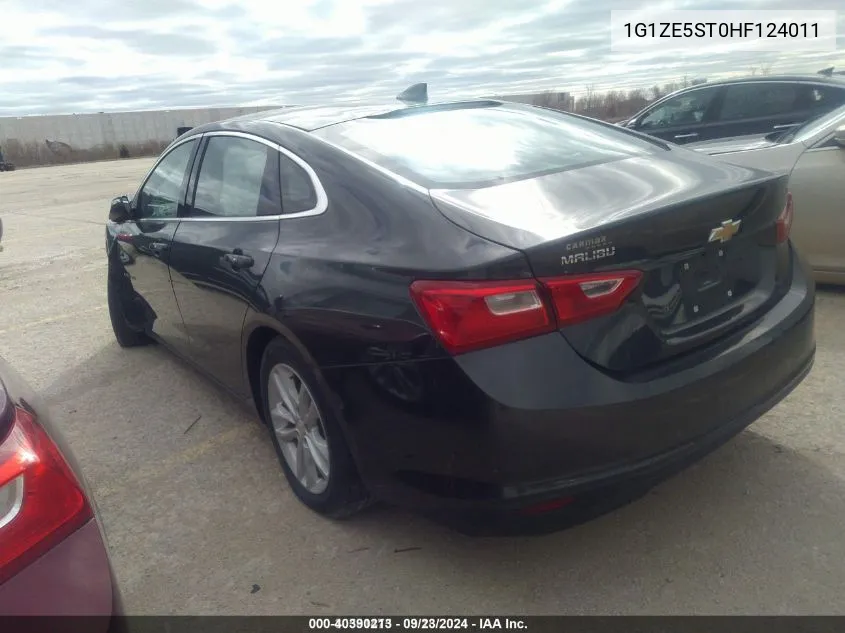 2017 Chevrolet Malibu 1Lt VIN: 1G1ZE5ST0HF124011 Lot: 40390213