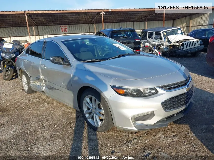 2017 Chevrolet Malibu 1Lt VIN: 1G1ZE5ST7HF155806 Lot: 40395642