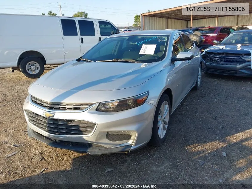 2017 Chevrolet Malibu 1Lt VIN: 1G1ZE5ST7HF155806 Lot: 40395642