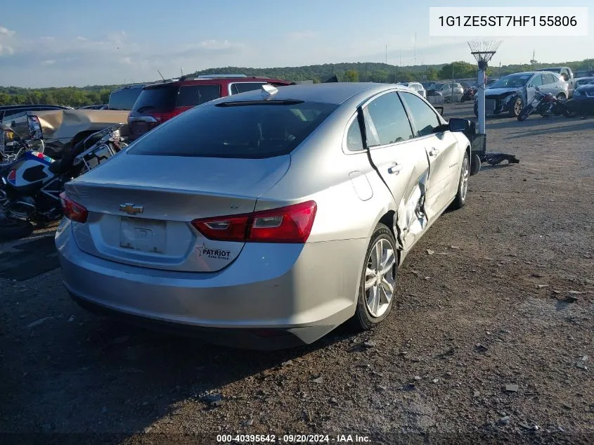 2017 Chevrolet Malibu 1Lt VIN: 1G1ZE5ST7HF155806 Lot: 40395642