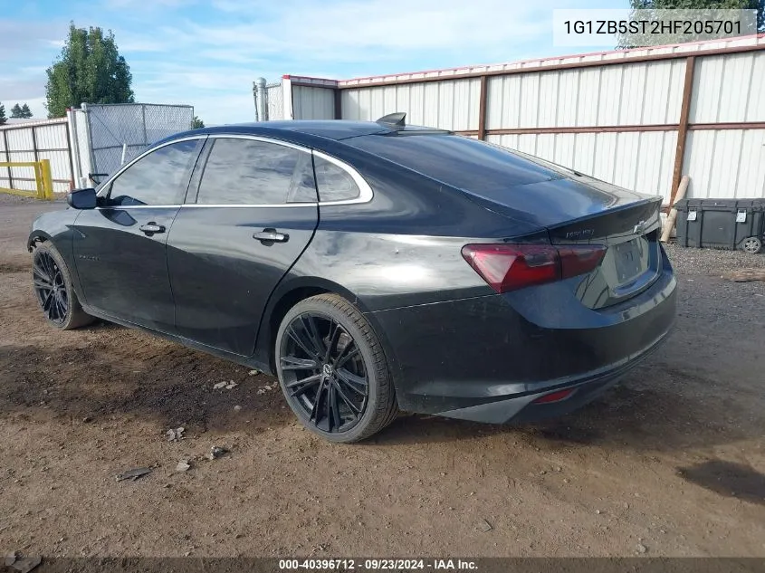 2017 Chevrolet Malibu Ls VIN: 1G1ZB5ST2HF205701 Lot: 40396712