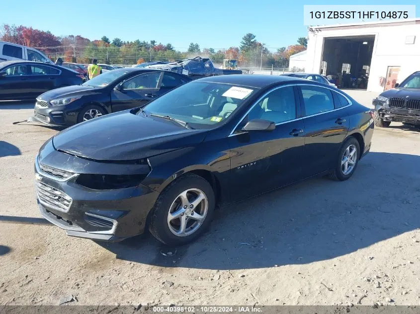 1G1ZB5ST1HF104875 2017 Chevrolet Malibu Ls