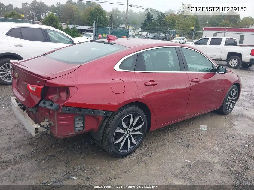 2017 Chevrolet Malibu 1Lt VIN: 1G1ZE5ST2HF229150 Lot: 40398606