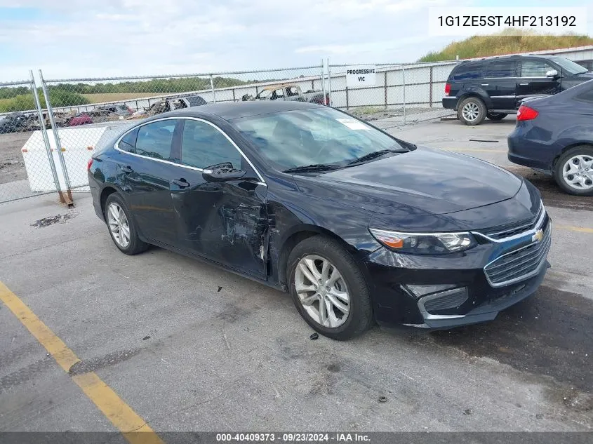 2017 Chevrolet Malibu 1Lt VIN: 1G1ZE5ST4HF213192 Lot: 40409373