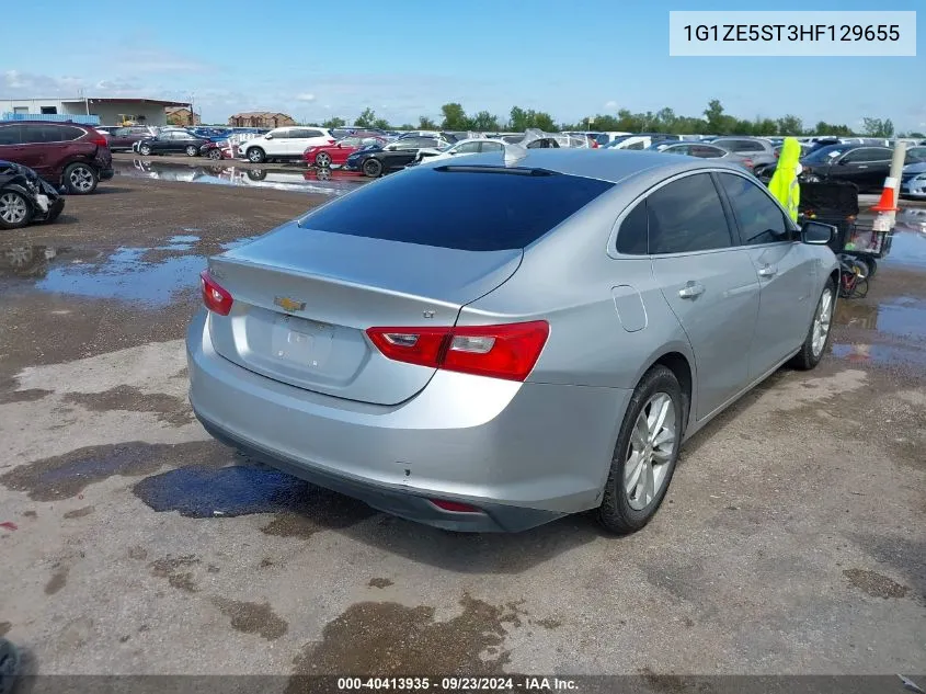 2017 Chevrolet Malibu 1Lt VIN: 1G1ZE5ST3HF129655 Lot: 40413935