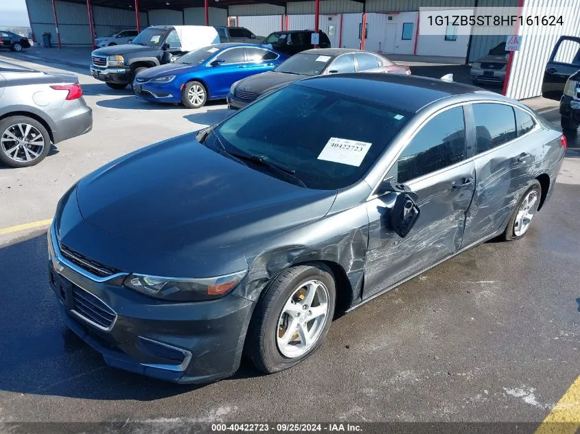 2017 Chevrolet Malibu Ls VIN: 1G1ZB5ST8HF161624 Lot: 40422723