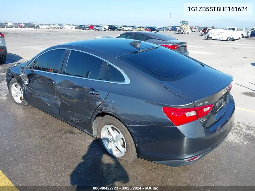 2017 Chevrolet Malibu Ls VIN: 1G1ZB5ST8HF161624 Lot: 40422723