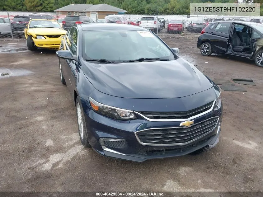 2017 Chevrolet Malibu 1Lt VIN: 1G1ZE5ST9HF102220 Lot: 40429584