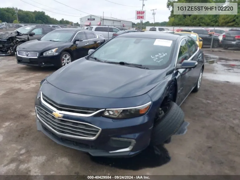 2017 Chevrolet Malibu 1Lt VIN: 1G1ZE5ST9HF102220 Lot: 40429584