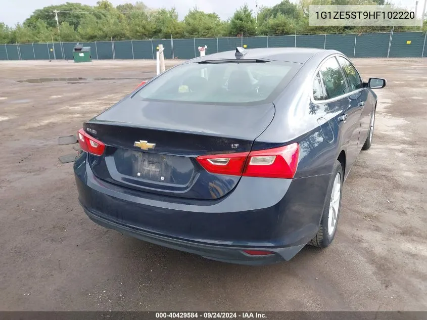 2017 Chevrolet Malibu 1Lt VIN: 1G1ZE5ST9HF102220 Lot: 40429584