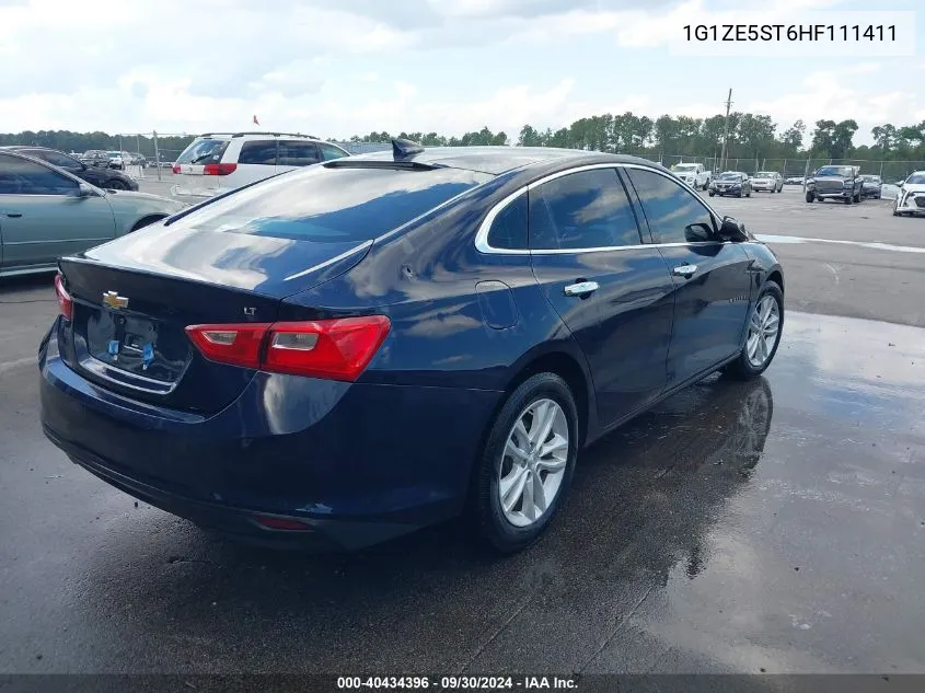 2017 Chevrolet Malibu 1Lt VIN: 1G1ZE5ST6HF111411 Lot: 40434396