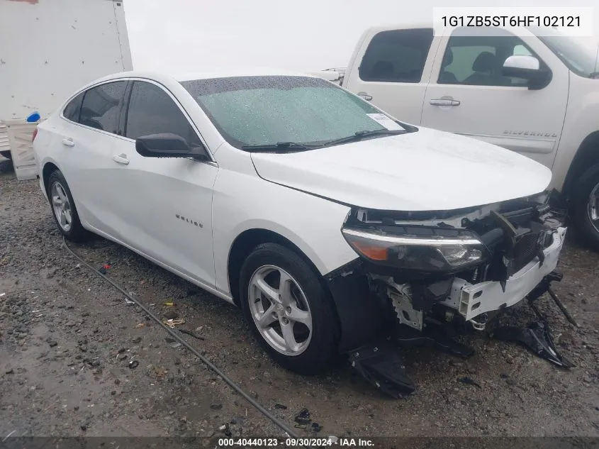 2017 Chevrolet Malibu Ls VIN: 1G1ZB5ST6HF102121 Lot: 40440123