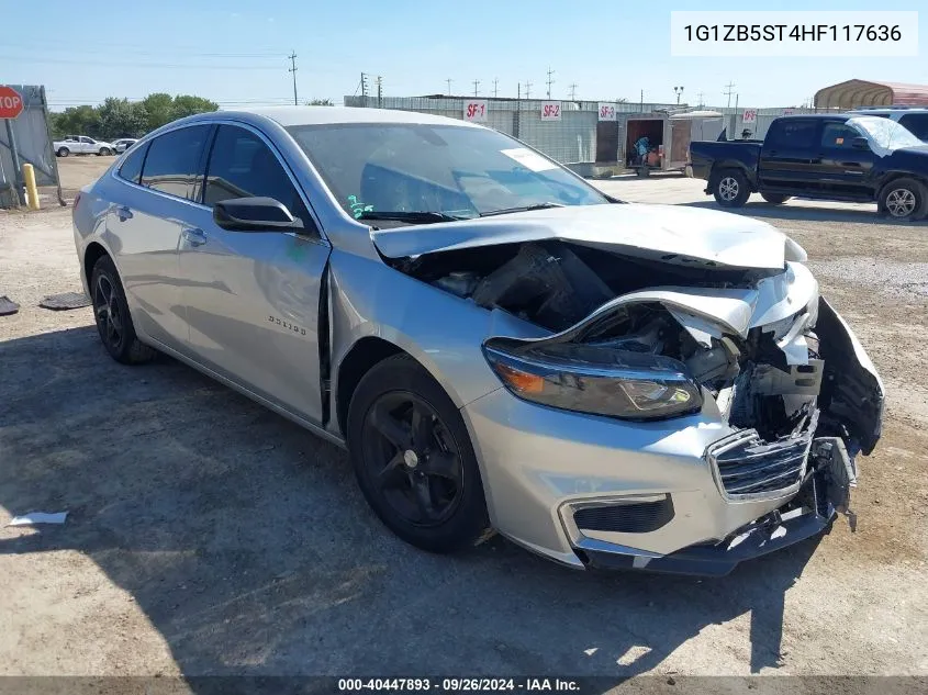 1G1ZB5ST4HF117636 2017 Chevrolet Malibu Ls