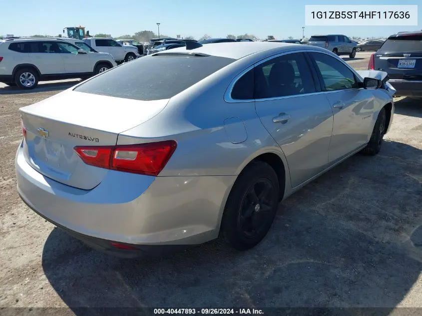 2017 Chevrolet Malibu Ls VIN: 1G1ZB5ST4HF117636 Lot: 40447893