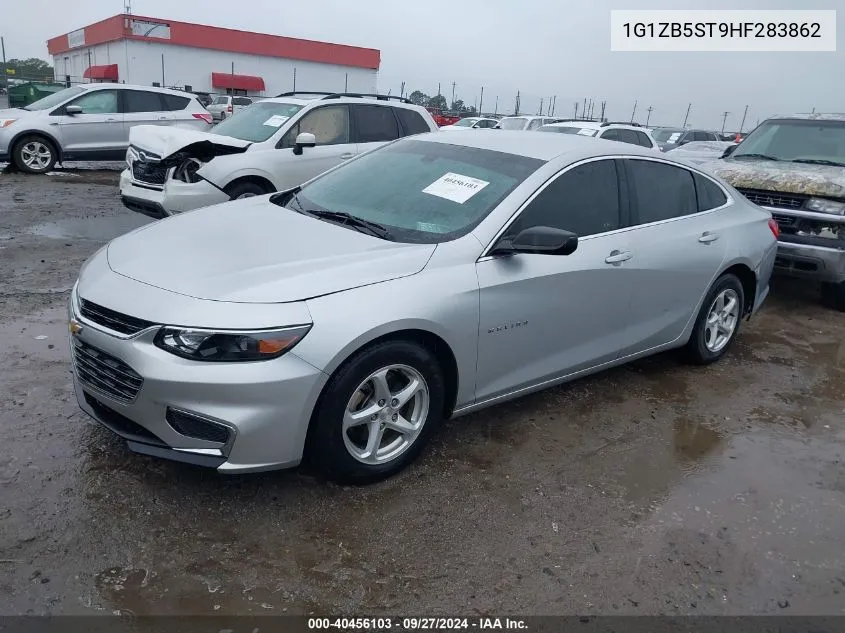 2017 Chevrolet Malibu Ls VIN: 1G1ZB5ST9HF283862 Lot: 40456103