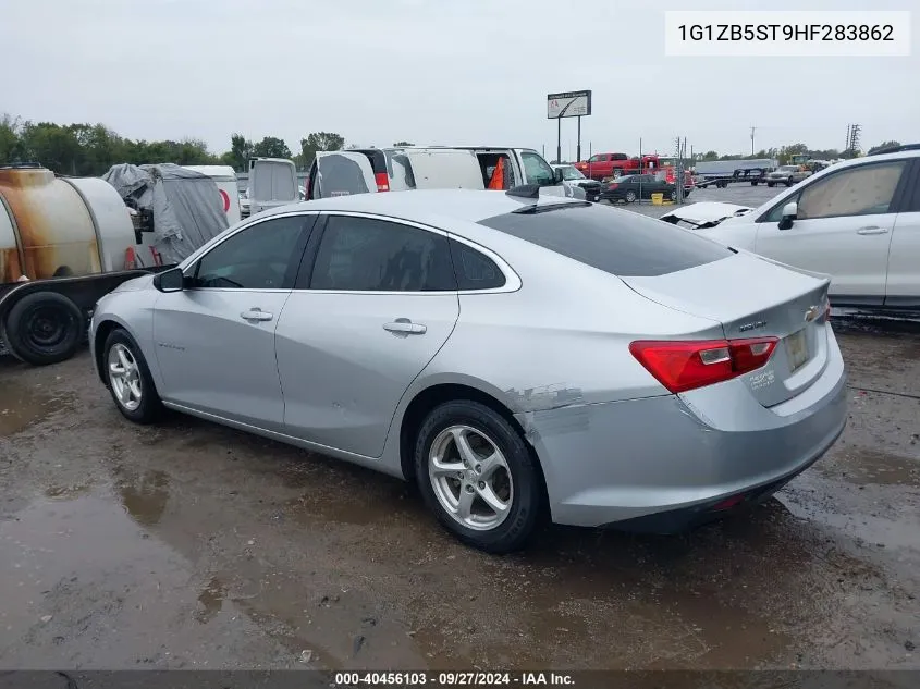 2017 Chevrolet Malibu Ls VIN: 1G1ZB5ST9HF283862 Lot: 40456103