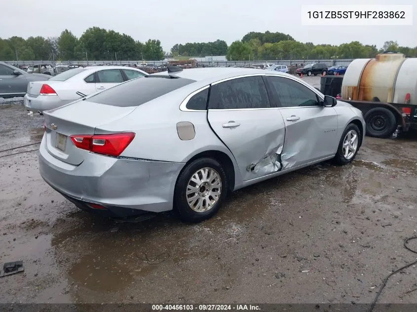 2017 Chevrolet Malibu Ls VIN: 1G1ZB5ST9HF283862 Lot: 40456103