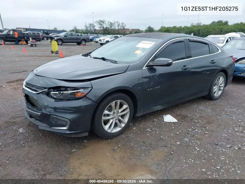 2017 Chevrolet Malibu 1Lt VIN: 1G1ZE5ST1HF205275 Lot: 40456285