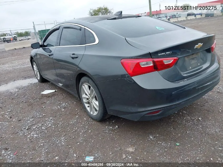 1G1ZE5ST1HF205275 2017 Chevrolet Malibu 1Lt