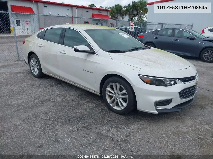 1G1ZE5ST1HF208645 2017 Chevrolet Malibu 1Lt