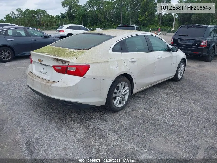 2017 Chevrolet Malibu 1Lt VIN: 1G1ZE5ST1HF208645 Lot: 40456876