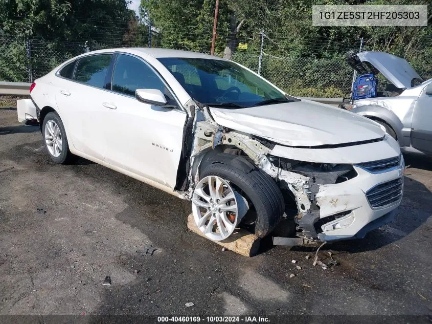 2017 Chevrolet Malibu 1Lt VIN: 1G1ZE5ST2HF205303 Lot: 40460169