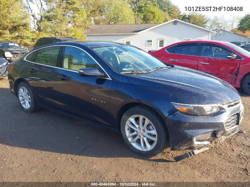 2017 Chevrolet Malibu 1Lt VIN: 1G1ZE5ST2HF108408 Lot: 40465994