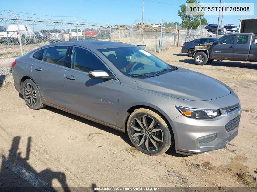 2017 Chevrolet Malibu 1Lt VIN: 1G1ZE5ST0HF205008 Lot: 40466335