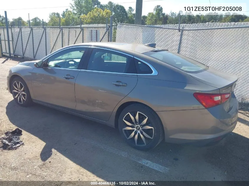 2017 Chevrolet Malibu 1Lt VIN: 1G1ZE5ST0HF205008 Lot: 40466335