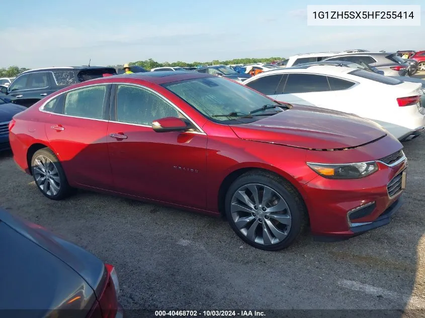 2017 Chevrolet Malibu Premier VIN: 1G1ZH5SX5HF255414 Lot: 40468702