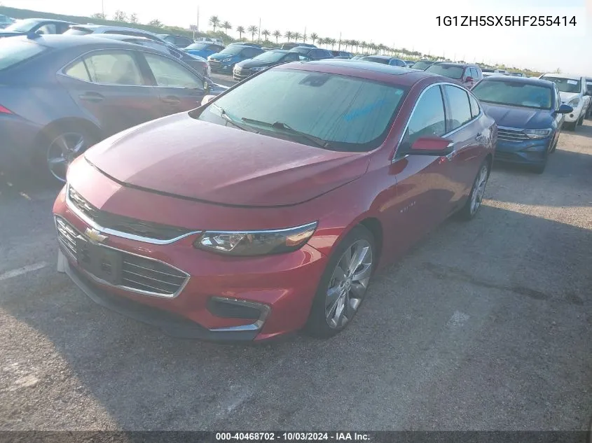 2017 Chevrolet Malibu Premier VIN: 1G1ZH5SX5HF255414 Lot: 40468702