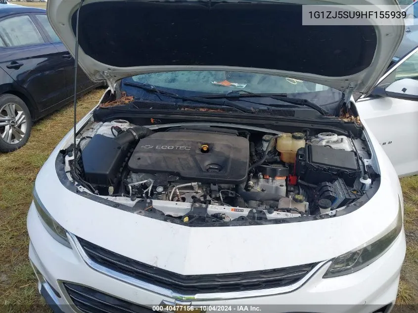 1G1ZJ5SU9HF155939 2017 Chevrolet Malibu Hybrid