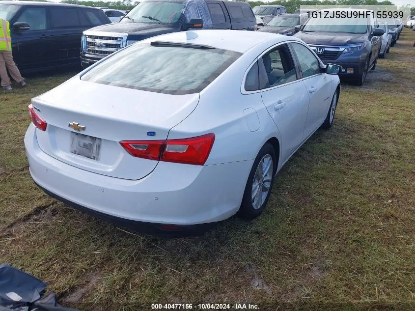 1G1ZJ5SU9HF155939 2017 Chevrolet Malibu Hybrid