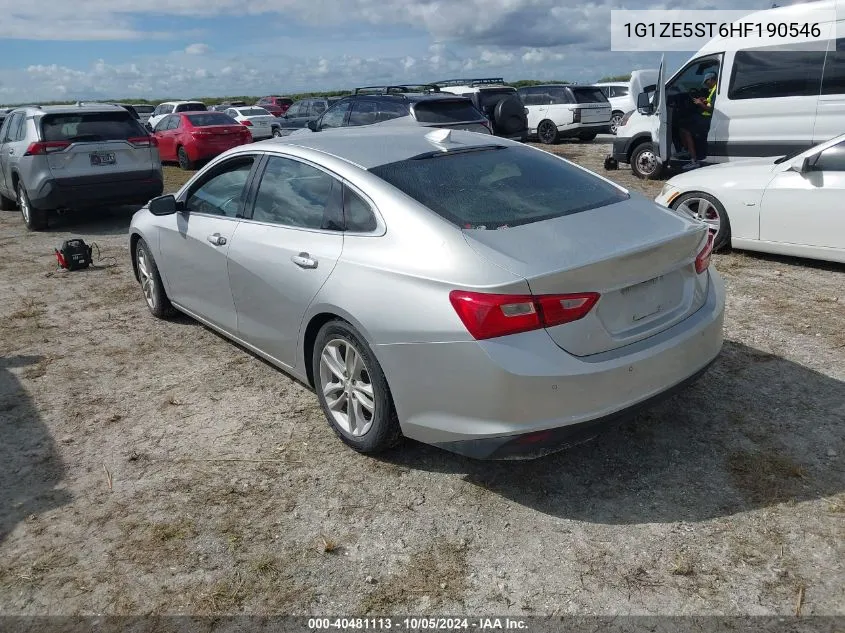 2017 Chevrolet Malibu Lt VIN: 1G1ZE5ST6HF190546 Lot: 40481113