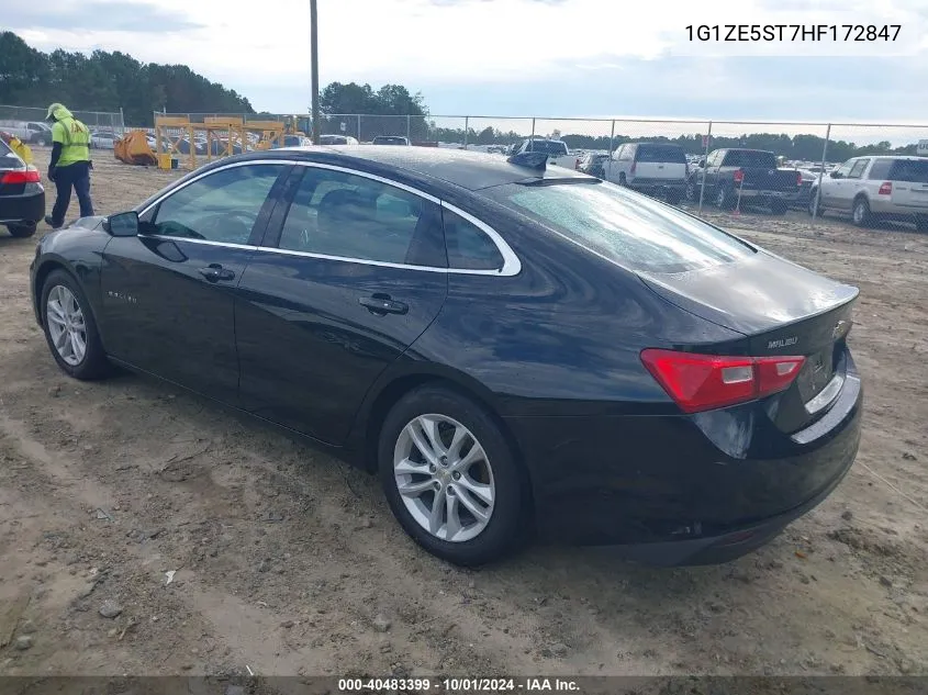 2017 Chevrolet Malibu 1Lt VIN: 1G1ZE5ST7HF172847 Lot: 40483399