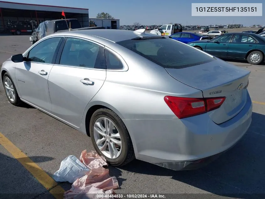 2017 Chevrolet Malibu 1Lt VIN: 1G1ZE5ST5HF135151 Lot: 40484833