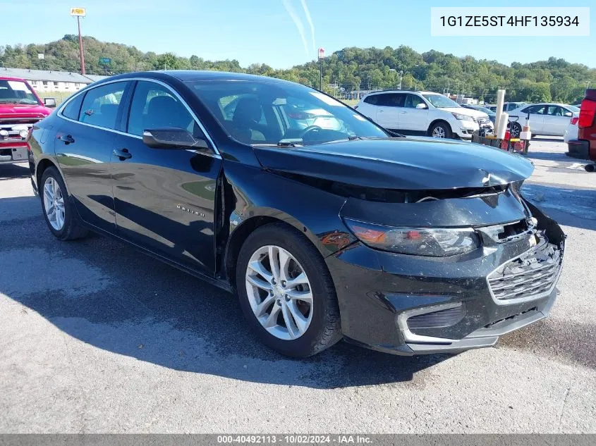 2017 Chevrolet Malibu 1Lt VIN: 1G1ZE5ST4HF135934 Lot: 40492113