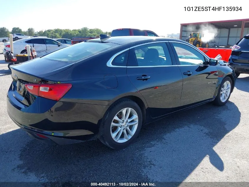 2017 Chevrolet Malibu 1Lt VIN: 1G1ZE5ST4HF135934 Lot: 40492113