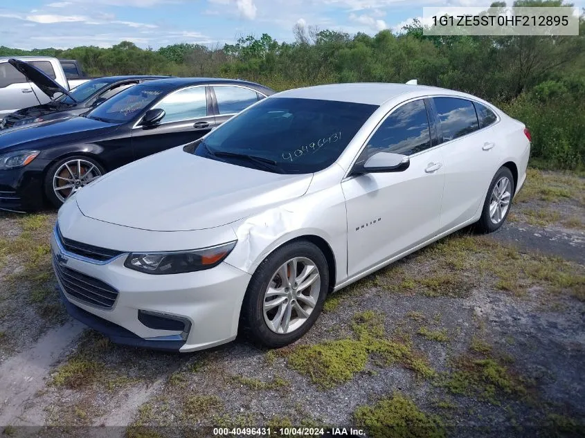 2017 Chevrolet Malibu 1Lt VIN: 1G1ZE5ST0HF212895 Lot: 40496431