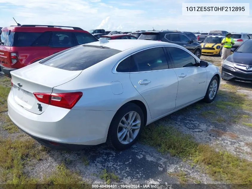 2017 Chevrolet Malibu 1Lt VIN: 1G1ZE5ST0HF212895 Lot: 40496431