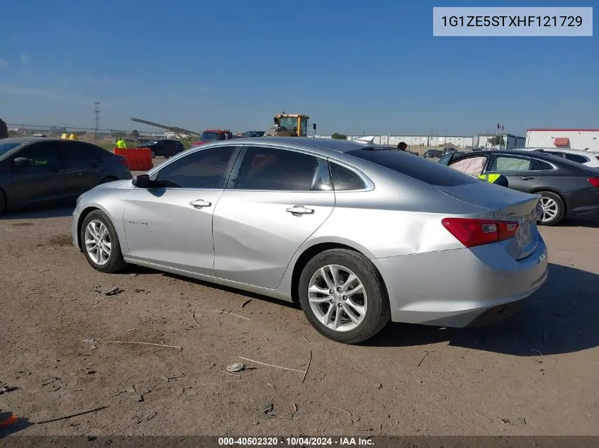 1G1ZE5STXHF121729 2017 Chevrolet Malibu 1Lt