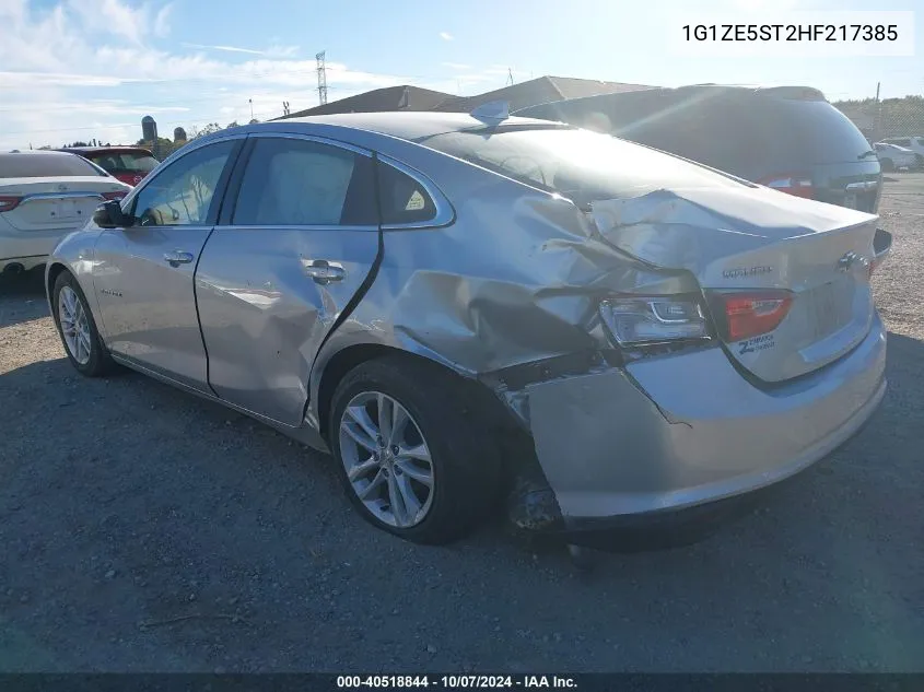 2017 Chevrolet Malibu 1Lt VIN: 1G1ZE5ST2HF217385 Lot: 40518844