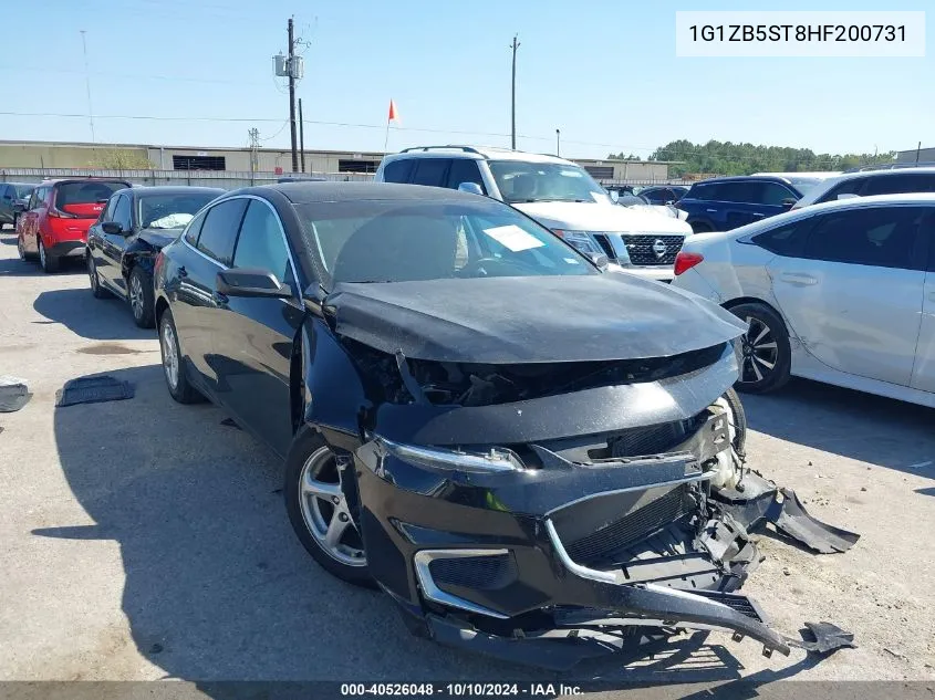 2017 Chevrolet Malibu Ls VIN: 1G1ZB5ST8HF200731 Lot: 40526048