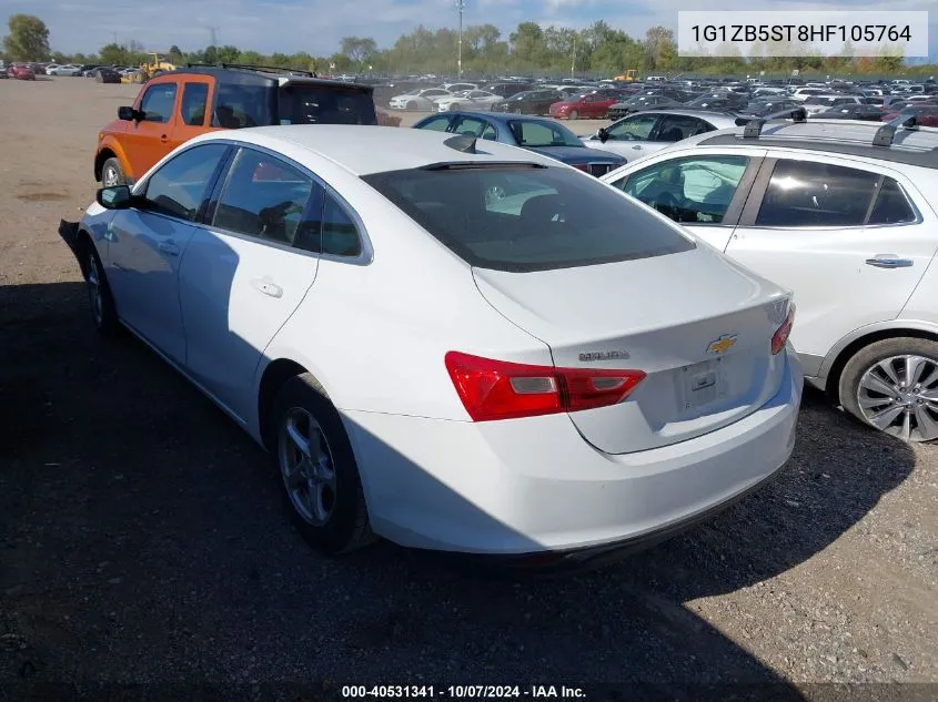 2017 Chevrolet Malibu Ls VIN: 1G1ZB5ST8HF105764 Lot: 40531341