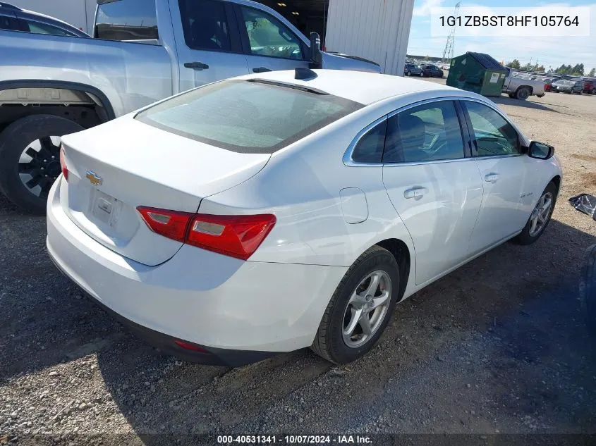 2017 Chevrolet Malibu Ls VIN: 1G1ZB5ST8HF105764 Lot: 40531341